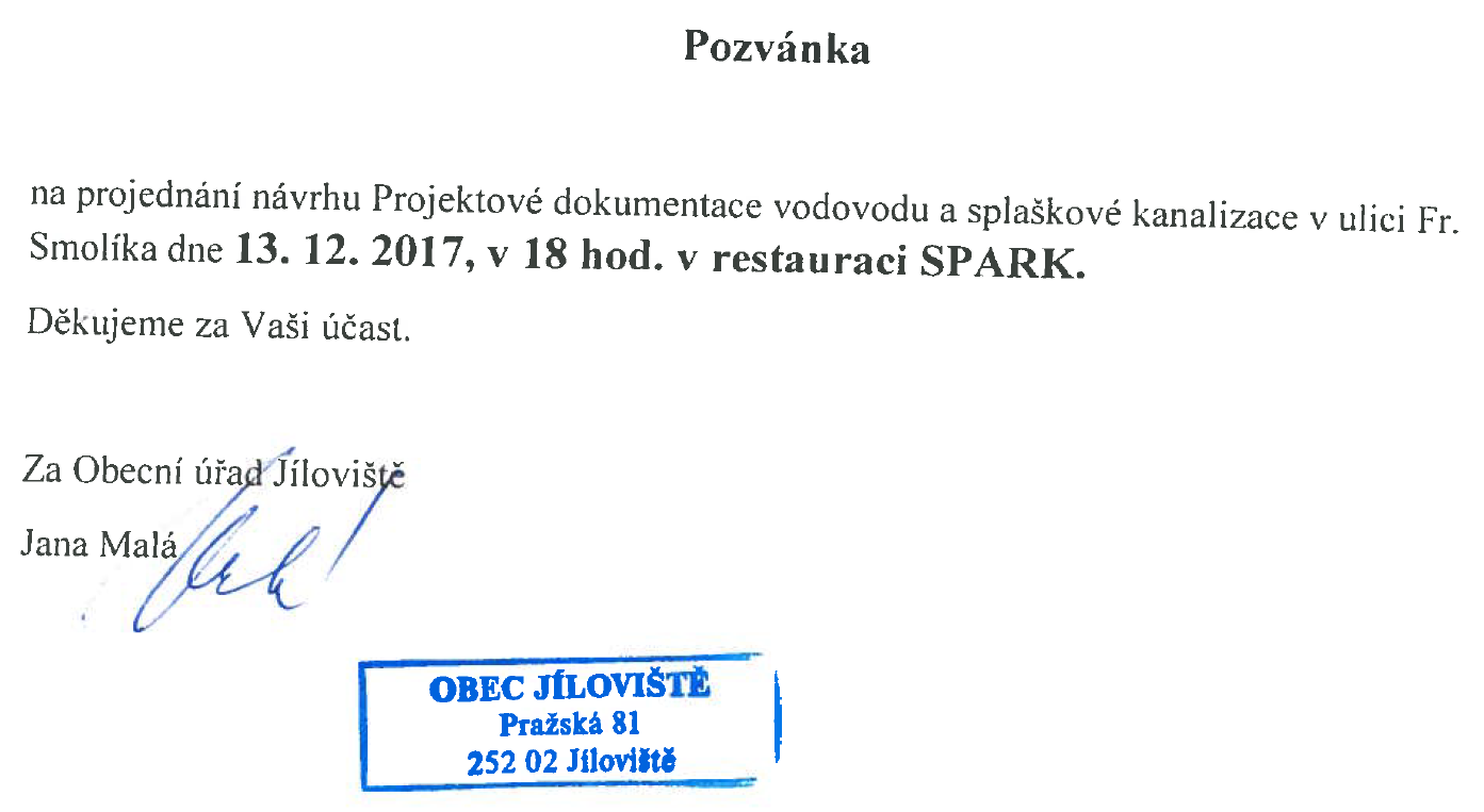 Pozvánka